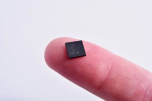 Texas Instruments’ new CC1350 wireless microcontroller unit integrates a Sub-1 GHz transceiver, Bluetooth low energy radio and an ARM Cortex-M3 core in a tiny 4x4mm chip. It’s designed for easy integration into IoT applications. 