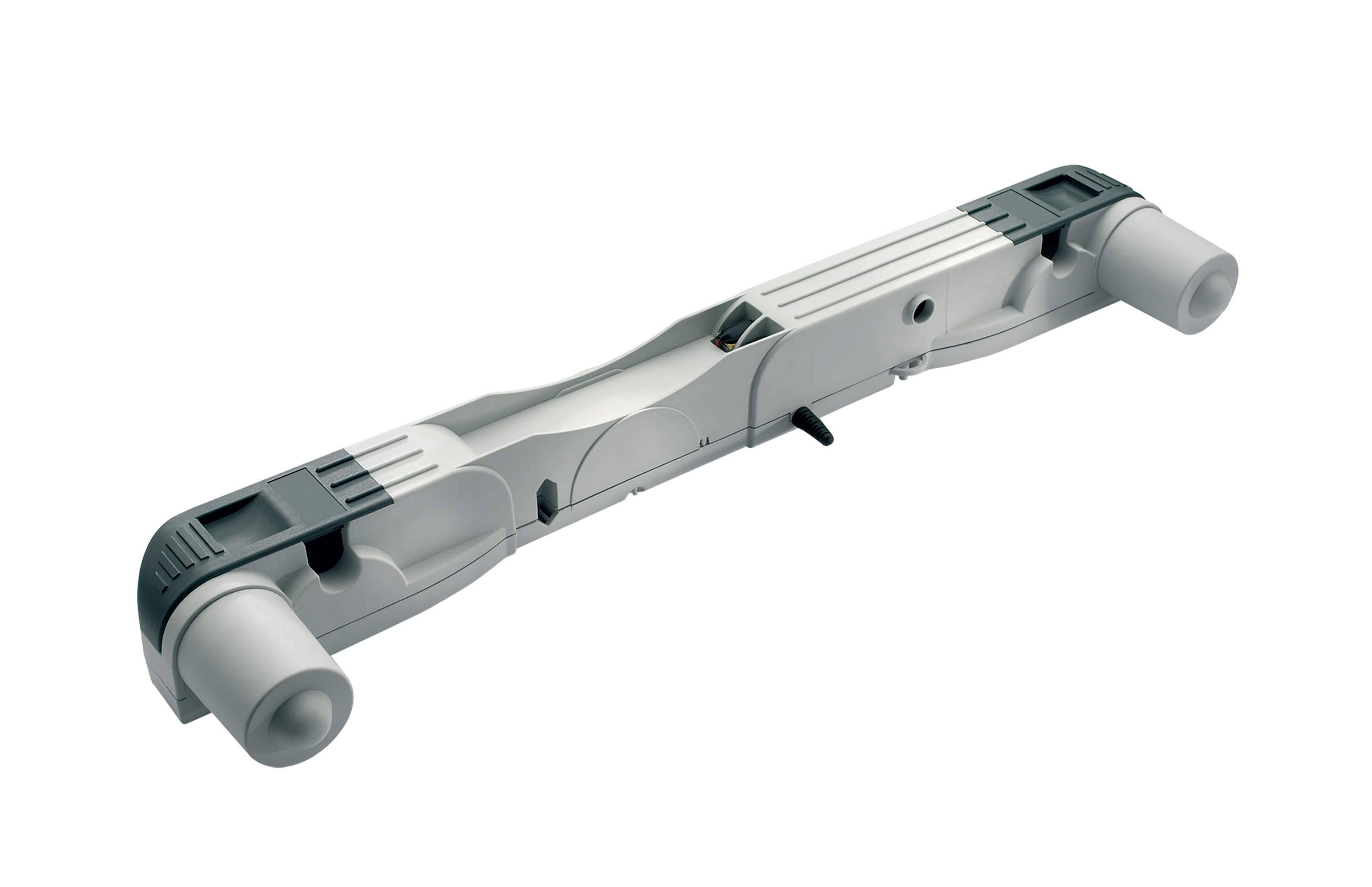 The LINAK TD1 220 and TD1 250 dual actuators have a low built-in height with hidden motors. Maximum torque is 220/250 Nm.