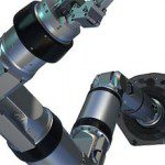 The arm is a powerful 6-axis hydraulic manipulator designed for use in the nuclear decommissioning industry.