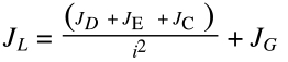 Motor Inertia with Gearbox