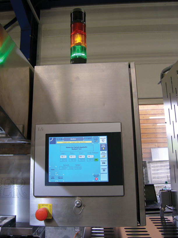 Opelka’s new continuous pastry fryer, the MagicBaker CleanFlex, uses a B&R controller.