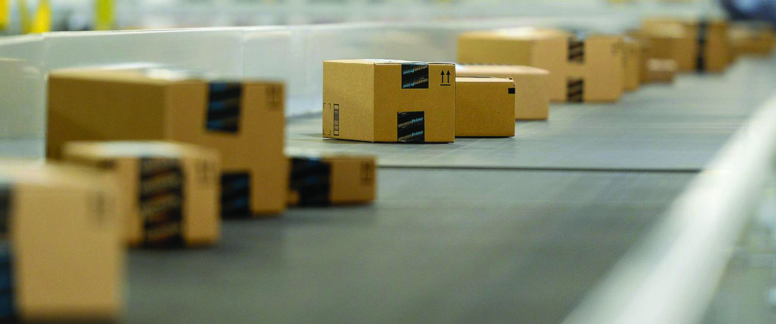 Conveyors are the lifeblood of Amazon’s enormous fulfillment centers.