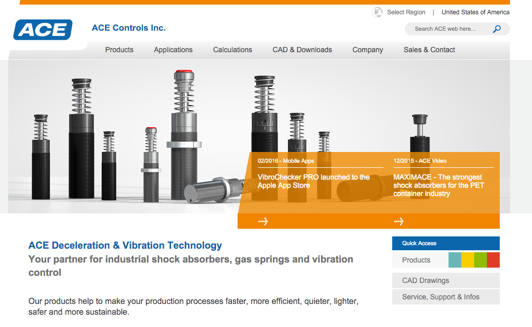 ACE-Controls-new-website-engineering-shock-vibration-damper-sizing-tools