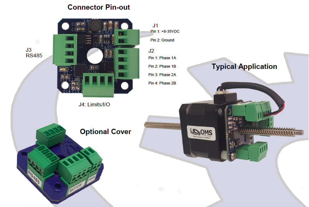 OMD18 stepper motor drive and controller