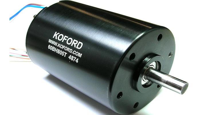 Quiet slotless, brushless motors from 