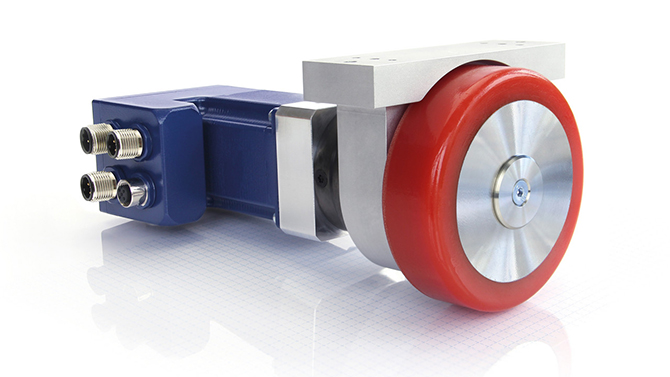  Nanotec wheel drive compact drive unit specially designed for use in automated guided vehicles AGVs