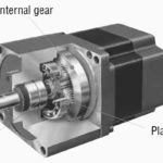 gearbox with stepper motor
