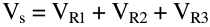 equivalent circuit equation and KVL