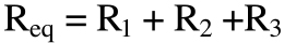 equivalent resistance series circuit