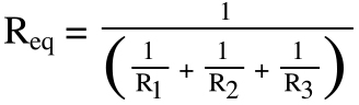 equivalent resistance parallel circuit