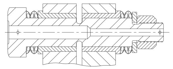 hollow shear pin