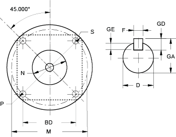 stepper motor dimensions