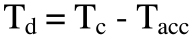 deceleration torque equation