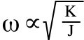 stepper motor natural frequency equation