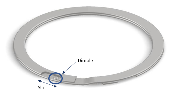 high speed retaining ring