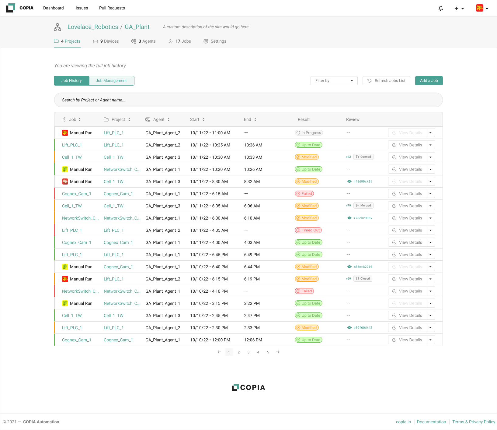 Copia Automation’s DeviceLink simplifies backup and change detection ...